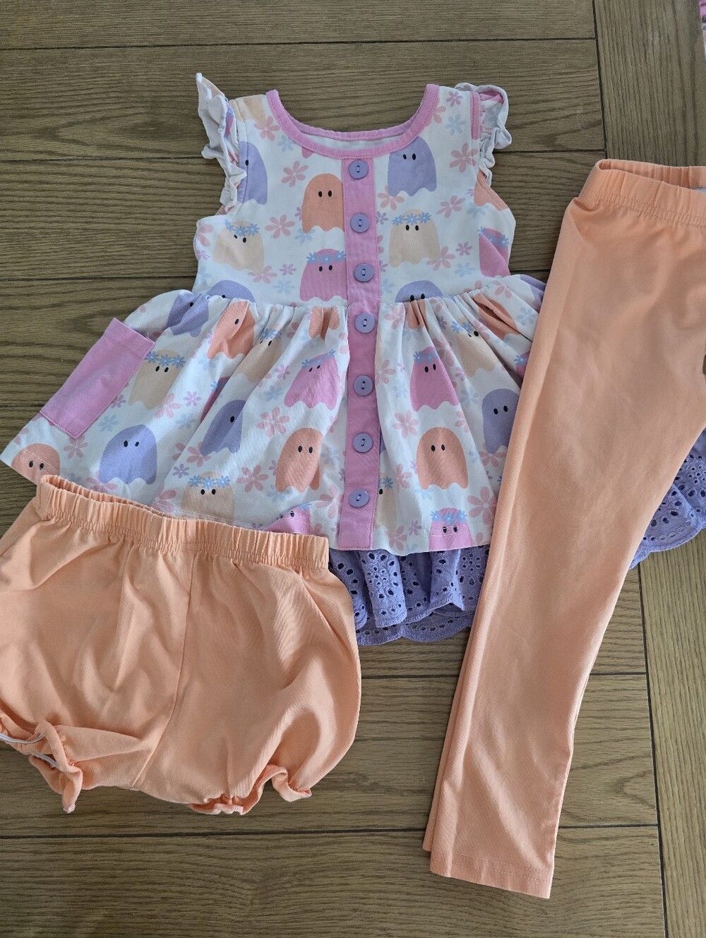 Smocked Sweets Halloween Set 3T